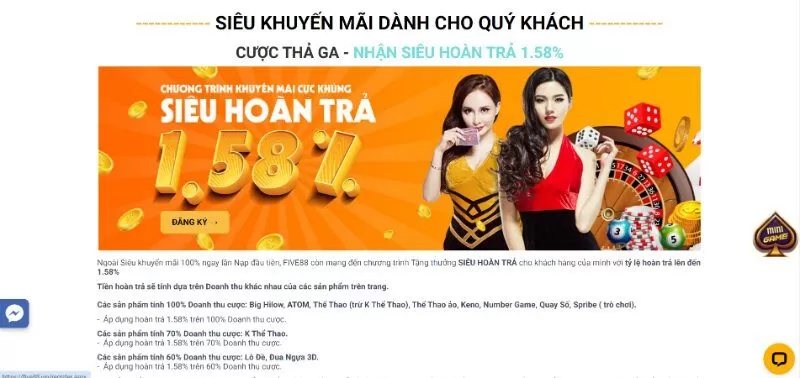 Các sự kiện khuyến mãi Five88 đều rất dễ tham gia và nhận quà Các sự kiện khuyến mãi Five88 đều rất dễ tham gia và nhận quà
